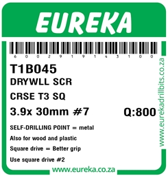 T1B045 - Drywall Screw T3 -T1B045_Label_T